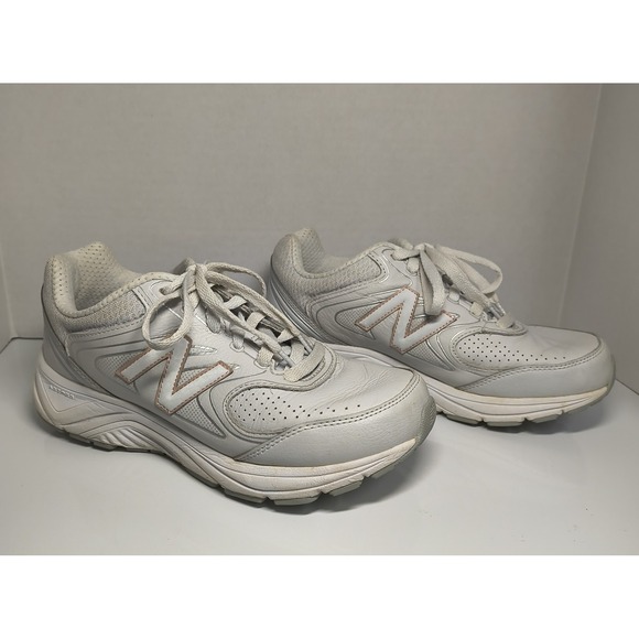 New Balance Shoes - NEW BALANCE 840 Women's Sz 8 White & Rose Gold Walking Athletic Comfort Shoes